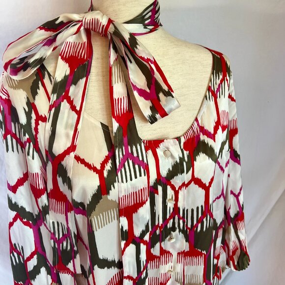 Escada 100% Silk Mini Dress - Picture 4 of 7